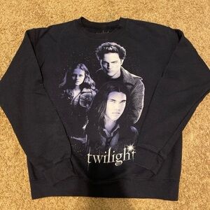 Twilight Navy Blue Graphic Sweater